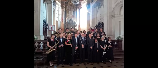 23. 8.2019 / Koncert Sappo Wood Winds Orchestra Japan, Klarinetový soubor Prachatice, Praga Sinfonietta, Kostel sv. Mikuláše, Staroměstské náměstí, Praha