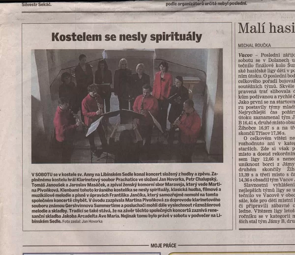 Kostelem se nesly spirituály / Prachatický deník 3.10.2014