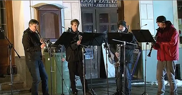 1.1.2015 / Novoroční vystoupení, Velké náměstí, Prachatice