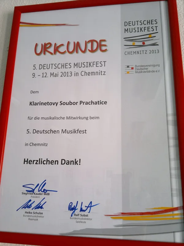 20.5.2013 / Koncert, Deutsches Musikfest, Chemnitz (SRN)