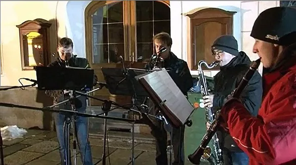 23.12.2012 / Zapalování 4.adventní svíce, Velké náměstí Prachatice