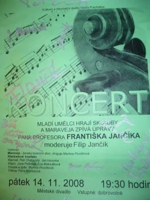 14.11.2008 / Koncert Františka Jančíka, Městské divadlo, Prachatice